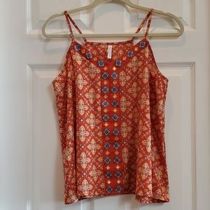 Xhilaration Flowy Tank Top SZ L